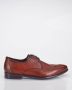 Floris van Bommel DE STIJLER 07.00 Volwassenen Heren veterschoenNette herenschoenen Cognac - Thumbnail 5