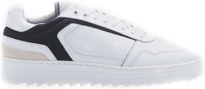NUBIKK Lage Sneakers Heren Cliff Cane Maat: 46 Materiaal: Leer Kleur: Wit - Foto 8