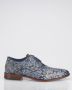 Rehab Greg Metal Shaving Nette schoenen Veterschoenen Heren Blauw - Thumbnail 1
