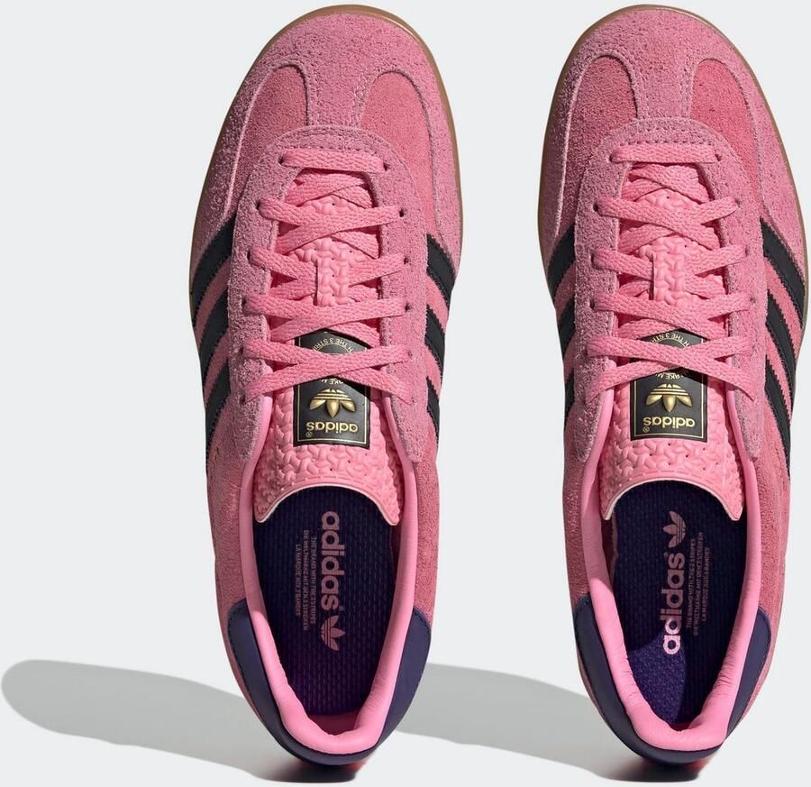Adidas Originals Gazelle Indoor W Sneaker Gazelle bliss pink core black collegiate purple maat: 36 2 3 beschikbare maaten:36 2 3 38 40 2 3 - Foto 7