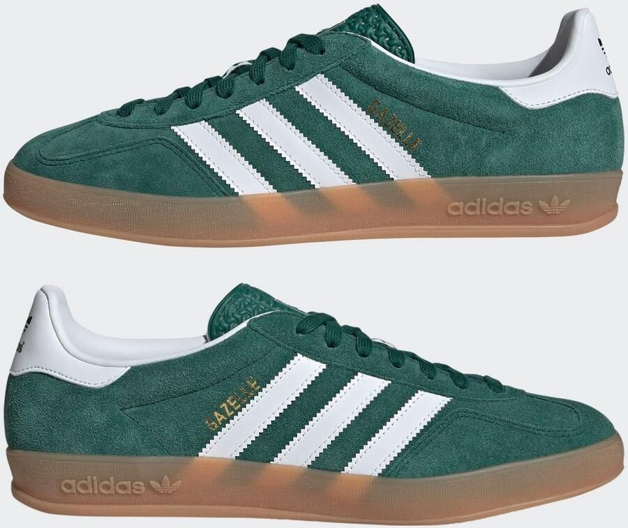 Adidas Originals Gazelle Indoor Collegiate Green Cloud White Gum Collegiate Green Cloud White Gum - Foto 10