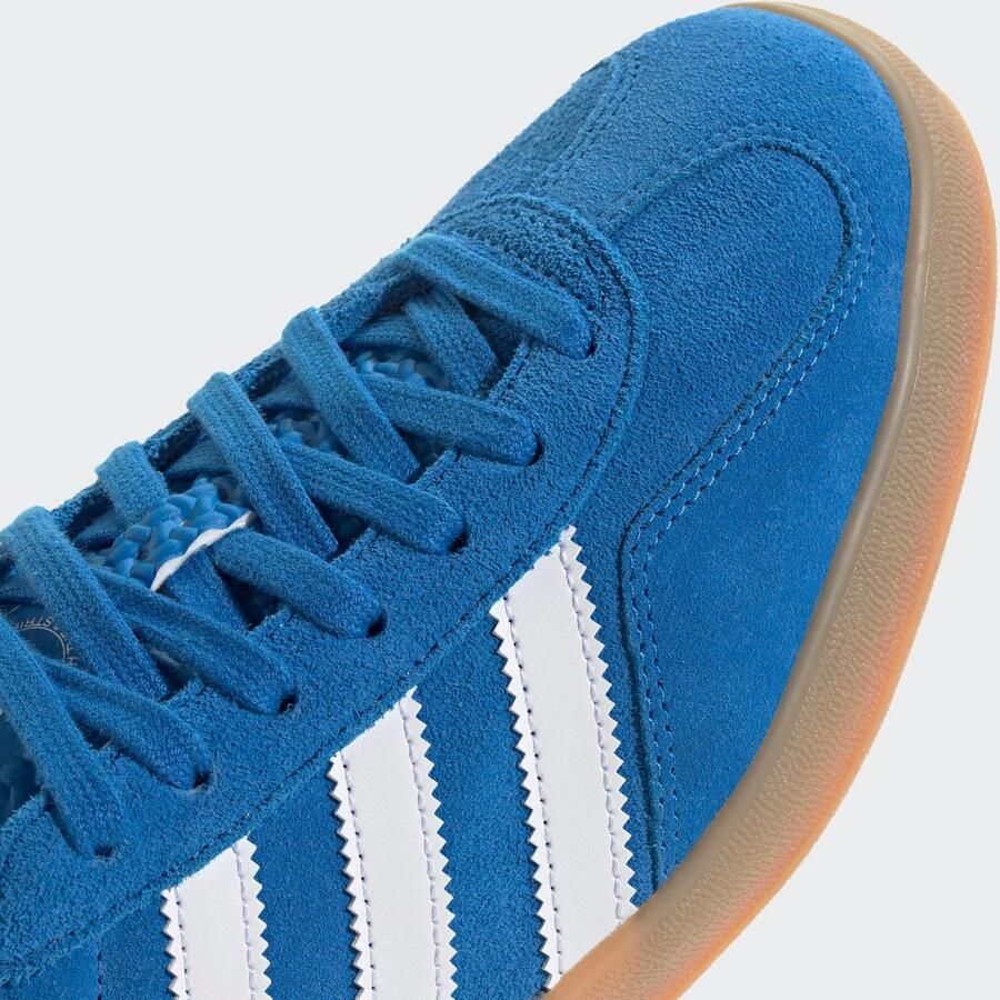 Adidas Originals Gazelle Indoor Blue Bird Cloud White Gum- Dames Blue Bird Cloud White Gum - Foto 4