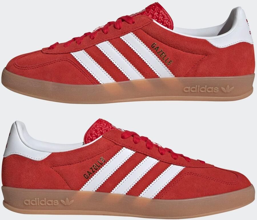 Adidas Originals Gazelle Indoor Better Scarlet Cloud White Gum Better Scarlet Cloud White Gum - Foto 10