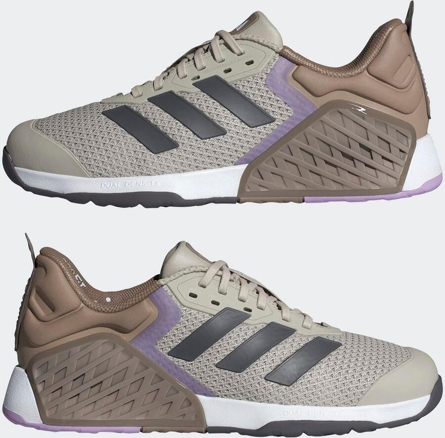 Adidas Dropset 3 Sneakers Dames Beige 2 3 Mesh Synthetisch - Foto 9
