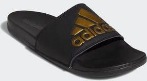 Adidas Performance Adilette Comfort badslippers zwart/goud - Schoenen.nl