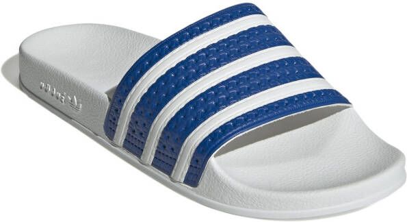 Adidas adilette Slippers en Sandalen Blauw Maat: 39 1 3 Mesh Synthetisch Foot Locker - Foto 1