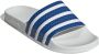Adidas adilette Slippers en Sandalen Blauw Maat: 39 1 3 Mesh Synthetisch Foot Locker - Thumbnail 1