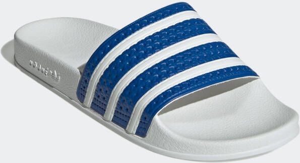 Adidas adilette Slippers en Sandalen Blauw Maat: 39 1 3 Mesh Synthetisch Foot Locker