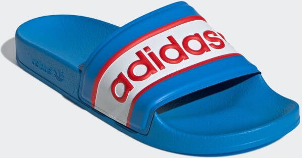 Adidas Originals adilette Badslippers adidas Adilette in blauw formaten: 44.5