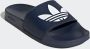 Adidas Adilette Lite Slippers Collegiate Navy Ftwr White Collegiate Navy - Thumbnail 3