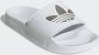 Adidas Originals Adilette Lite badslippers wit mat zilver - Thumbnail 3
