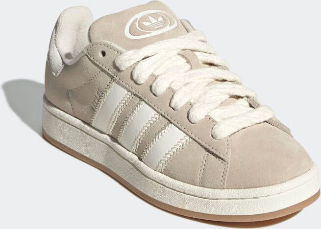 Adidas Campus Sneakers Dames Wit 2 3 Mesh Synthetisch