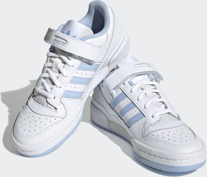Adidas Originals Forum Low sneakers wit lichtblauw - Foto 2