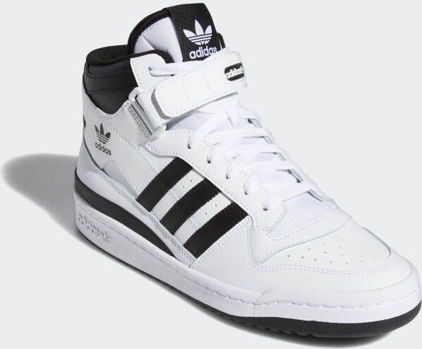 Adidas Originals Forum Mid Schoenen Cloud White Cloud White Cloud White Heren - Foto 4