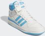 Adidas Mid-Top Forum Sneakers in Wit Blauw - Thumbnail 2