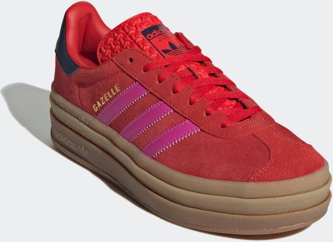 Adidas Gazelle Schoenen Rood Maat: 38 2 3 Leer Foot Locker