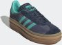 Adidas Gazelle Dames Schoenen Blauw Maat: 36 2 3 Leer Foot Locker - Thumbnail 1
