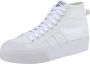 Adidas Originals Nizza Platform Mid Dames Cloud White Cloud White Cloud White Dames - Thumbnail 2