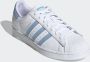 Adidas Originals Superstar sneakers wit lichtblauw - Thumbnail 2