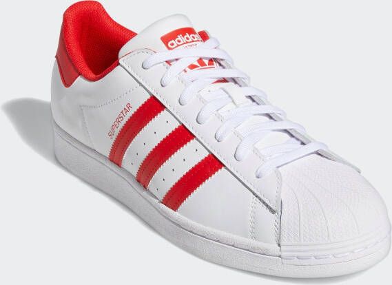 Adidas Originals Superstar Schoenen Cloud White Vivid Red Cloud White Heren - Foto 2