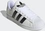 Adidas Originals Reflecterende Superstar Sneakers Wit Zwart White Heren - Thumbnail 2