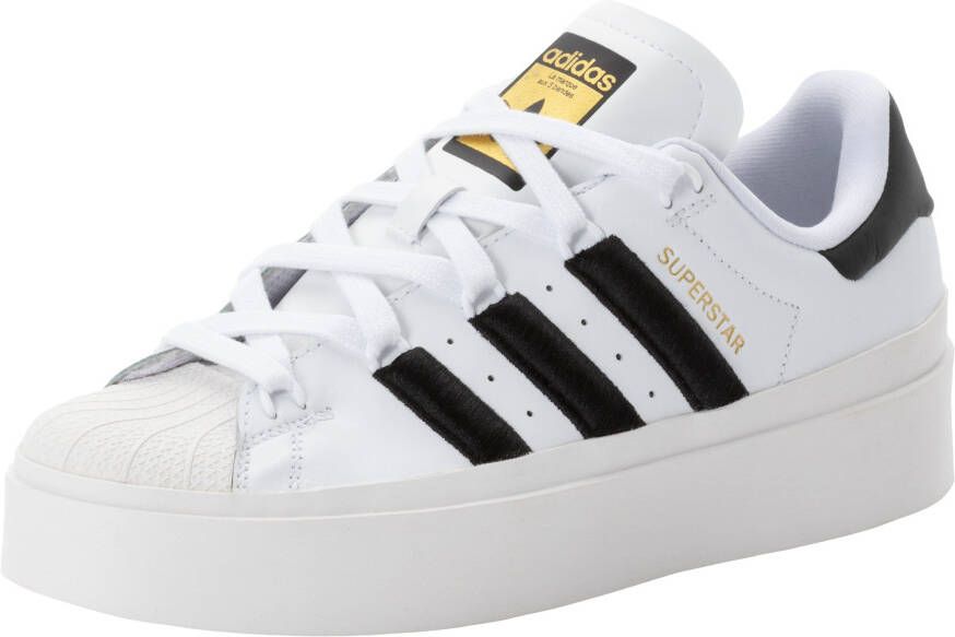 Adidas Originals Superstar Bonega Schoenen Cloud White Core Black Gold Metallic Dames - Foto 7