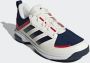 Adidas Perfor ce Ligra 7 zaalsportschoenen ecru donkerblauw rood - Thumbnail 3