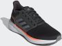 Adidas Performance EQ19 hardloopschoenen antraciet grijs oranje - Thumbnail 2