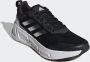 Adidas Perfor ce Questar hardloopschoenen zwart wit grijs - Thumbnail 3