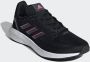 Adidas Runfalcon 2.0 Dames Sneakers Core Black Grey Six Screaming Pink - Thumbnail 3