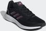 Adidas Runfalcon 2.0 Dames Sneakers Core Black Grey Six Screaming Pink - Thumbnail 2