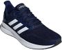 Adidas Performance Runfalcon hardloopschoenen blauw wit - Thumbnail 3