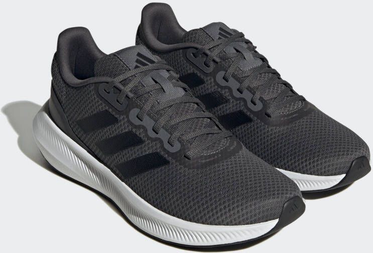 Adidas Perfor ce Runfalcon 3.0 hardloopschoenen grijs zwart antraciet - Foto 3