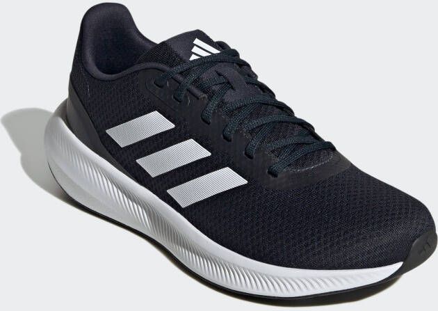 Adidas Performance Runfalcon 3.0 hardloopschoenen donkerblauw wit - Foto 2