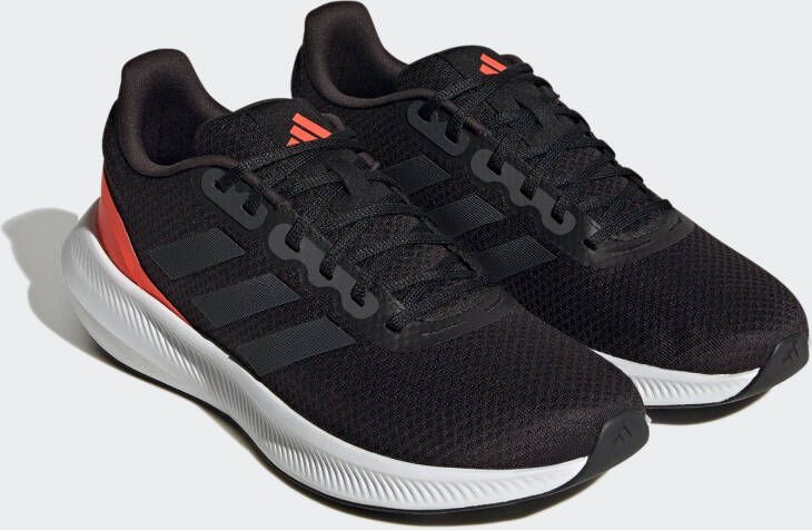 Adidas Performance Runfalcon 3.0 hardloopschoenen zwart antraciet rood - Foto 2