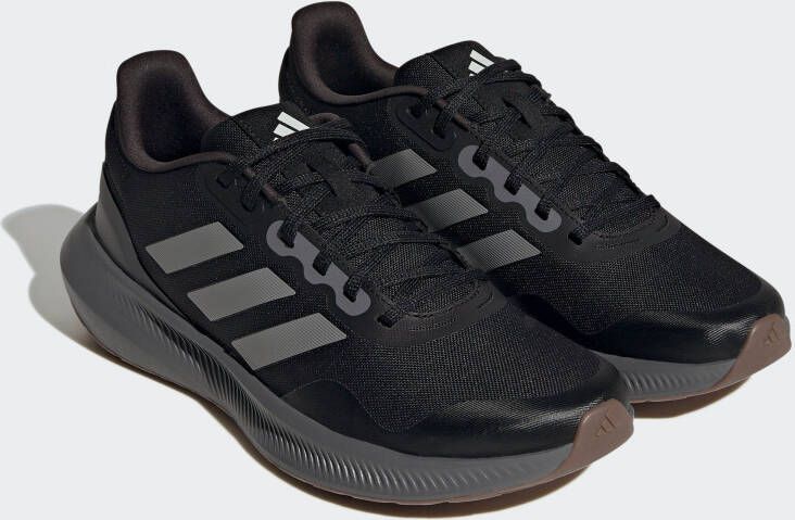Adidas Performance Runfalcon 3.0 hardloopschoenen zwart grijs antraciet - Foto 3