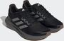 Adidas Performance Runfalcon 3.0 hardloopschoenen zwart grijs antraciet - Thumbnail 3