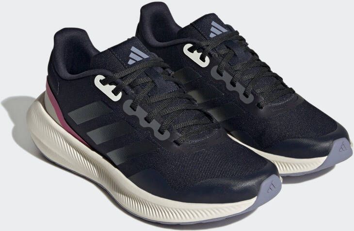 Adidas Perfor ce Runfalcon 3 Trail hardloopschoenen donkerblauw blauw roze - Foto 4