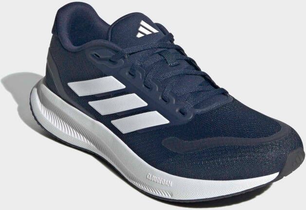 Adidas Performance Runfalcon 5 hardloopschoenen donkerblauw wit zwart - Foto 3