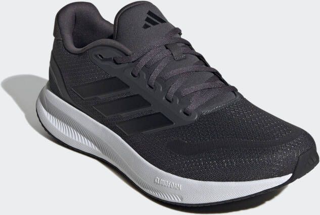 Adidas Performance Runfalcon 5 hardloopschoenen grijs zwart wit - Foto 3