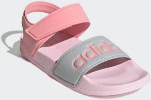 Adidas Adilette Sandalen Kinderen Clear Pink Super Pop Silver Metallic Kind