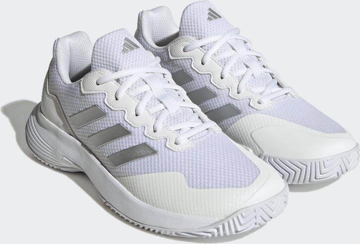 Adidas Performance Gamecourt 2.0 Tennisschoenen Dames Wit - Foto 2