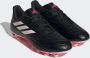 Adidas Copa Pure.4 Gras Kunstgras Voetbalschoenen (FxG) Zwart Wit Felroze - Thumbnail 4