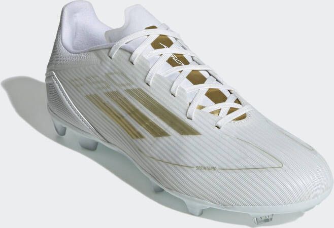 Adidas F50 League Gras Kunstgras Voetbalschoenen (MG) Wit Goud