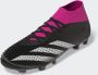 Adidas Predator Accuracy.2 Gras Voetbalschoenen (FG) Zwart Wit Roze - Thumbnail 1