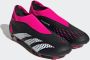 Adidas Perfor ce Predator Accuracy.3 Veterloze Firm Ground Voetbalschoenen Unisex Zwart - Thumbnail 3