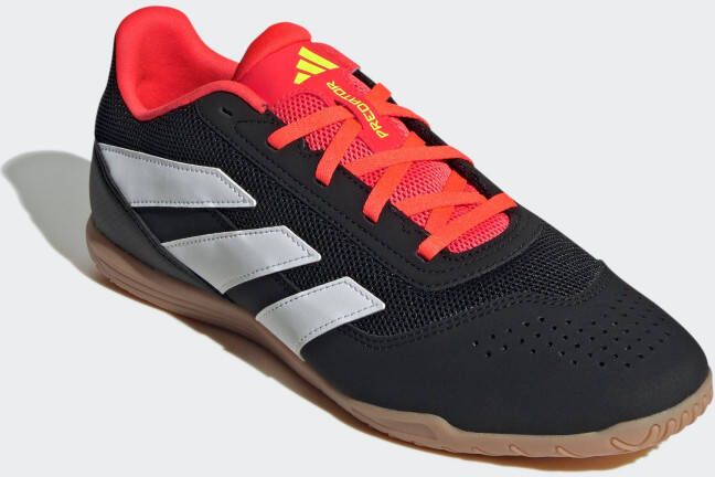 Adidas Performance Predator 24 Indoor Sala Senior zaalvoetbalschoenen zwart wit rood - Foto 3