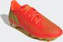 Adidas Perfor ce Predator Edge.4 FxG Sr. voetbalschoenen rood limegroen - Thumbnail 4