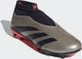 Adidas Predator League Laceless FG Platinum Metallic Aurora Black Turbo Platinum Metallic Aurora Black Turbo - Thumbnail 2