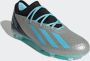 Adidas Performance X Crazyfast Messi.3 Firm Ground Voetbalschoenen Unisex Zilver - Thumbnail 4